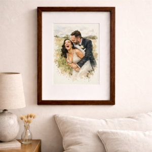 100% Hand-Painted Custom Watercolor 2