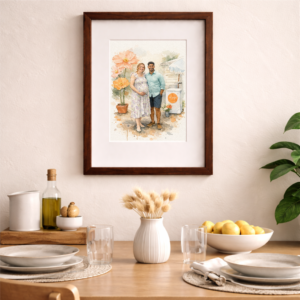 100% Hand-Painted Custom Watercolor 3