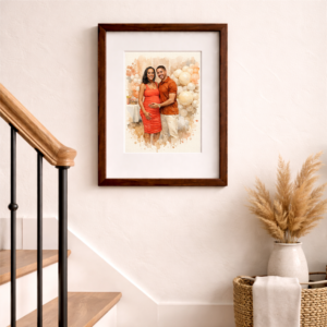 100% Hand-Painted Custom Watercolor 4