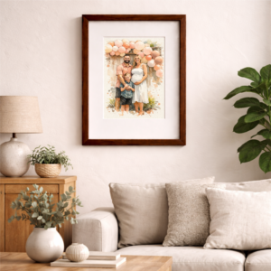 100% Hand-Painted Custom Watercolor 5