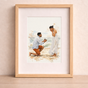 Couple Proposal Portrait