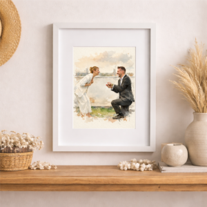 Couple Proposal Portrait m