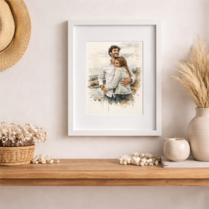 Custom Couple Proposal Portrait