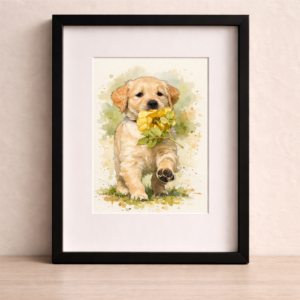 Custom Watercolor Dog Portrait