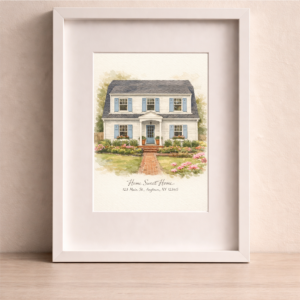 Custom Watercolor House Portrait 1