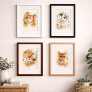 Custom Watercolor Pet Portrait From Photo