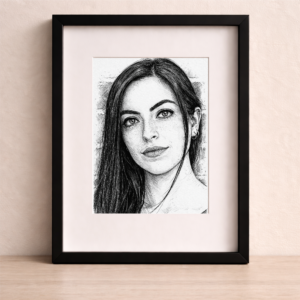 Custom pencil Portrait Sketch 1
