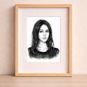 Custom pencil Portrait Sketch 1