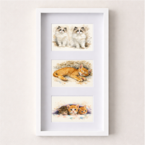Framed Pet Portrait From Photo