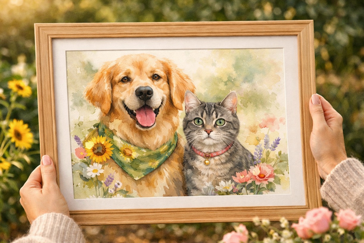 Why Pet Portraits Make Great Birthday, Christmas, and Memorial Gifts