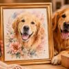 A Handmade Watercolor Dog Portrait From Photo Framed Is the Gift Dog Lovers Actually Want