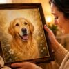 Custom Pet Memorial Portrait from Photo: A Gift That Keeps Their Memory Alive