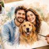 Custom Watercolor Portrait From Photo: A Meaningful Gift Idea
