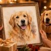 The Best Custom Dog Painting From Photo Anniversary Present You'll Actually Feel Good Giving