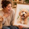 The Best Custom Pet Portrait Gift for a New Dog Owner (That They'll Keep Forever)