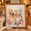 The Best Custom Pet Watercolor Art Gift for Pet Lovers (That They'll Actually Treasure)