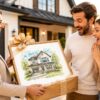 The Best Realtor Closing Gift: Why a Custom House Portrait Wins Every Time