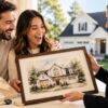 Why a Custom House Portrait for Real Estate Clients Is the Closing Gift They'll Never Forget