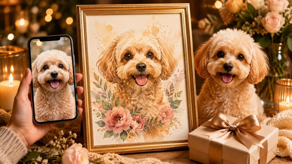 Why a Custom Pet Portrait From a Photo Makes the Most Meaningful Keepsake Gift